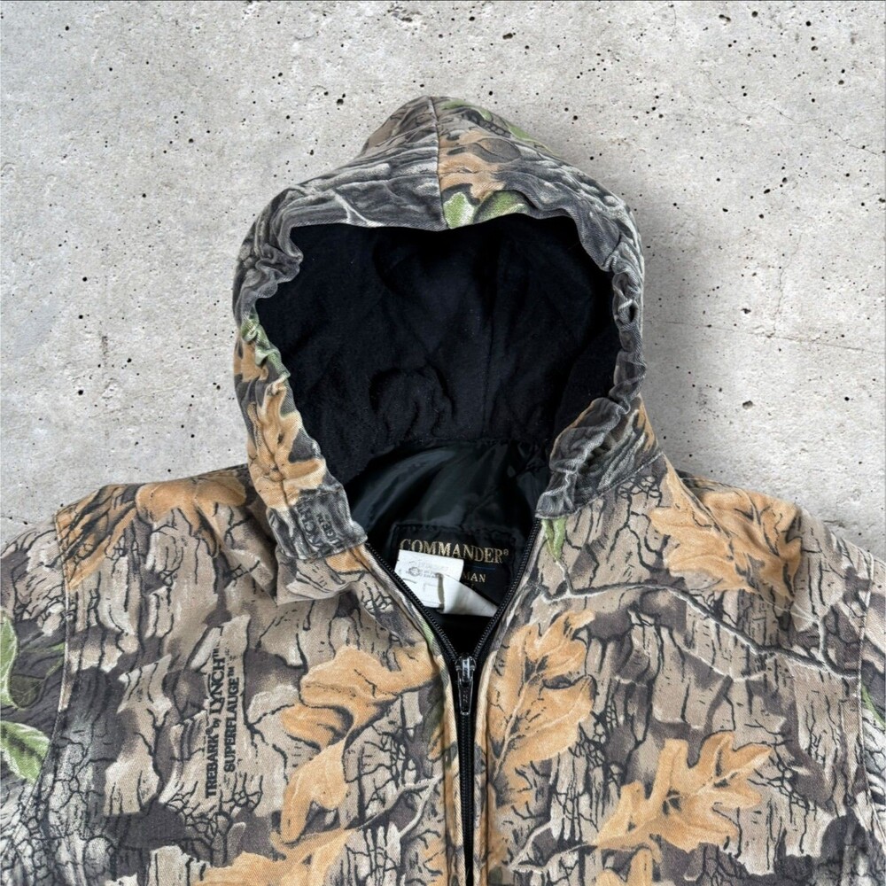 Commander Sportsman Apparel Camo Jacket Youth 16 Regular Hunting Hooded Coat - Picture 3 of 12